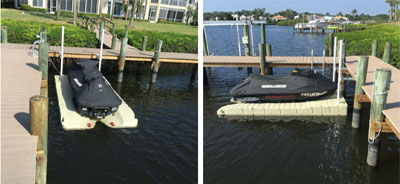 floating platform for jet ski