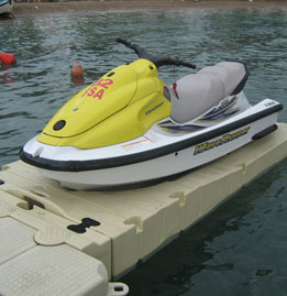 rotoport floating platform for jet ski
