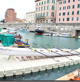 boat lift floating hauling system for jet ski and boats