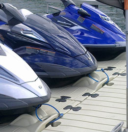 floating platform for jet ski