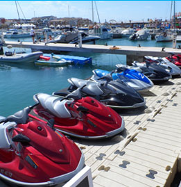 floating platform for jet ski