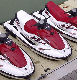 floating platform for jet ski